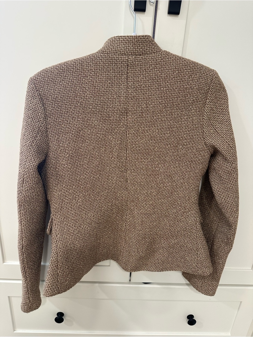 Wilfred Tan Tweed Structured Button Jacket - Picture 11 of 11